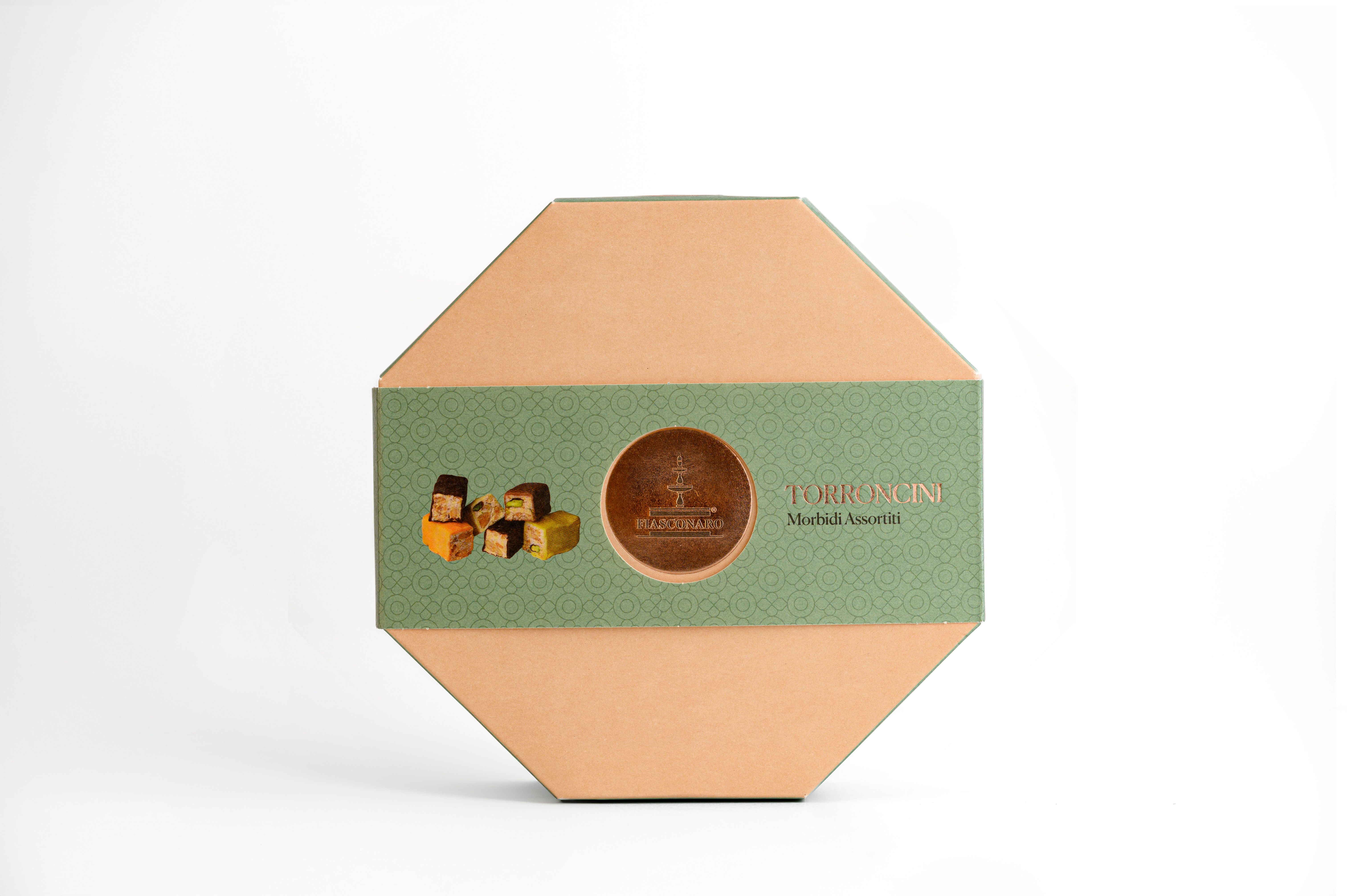 Torroncini Fiasconaro scatola ottagonale 250g