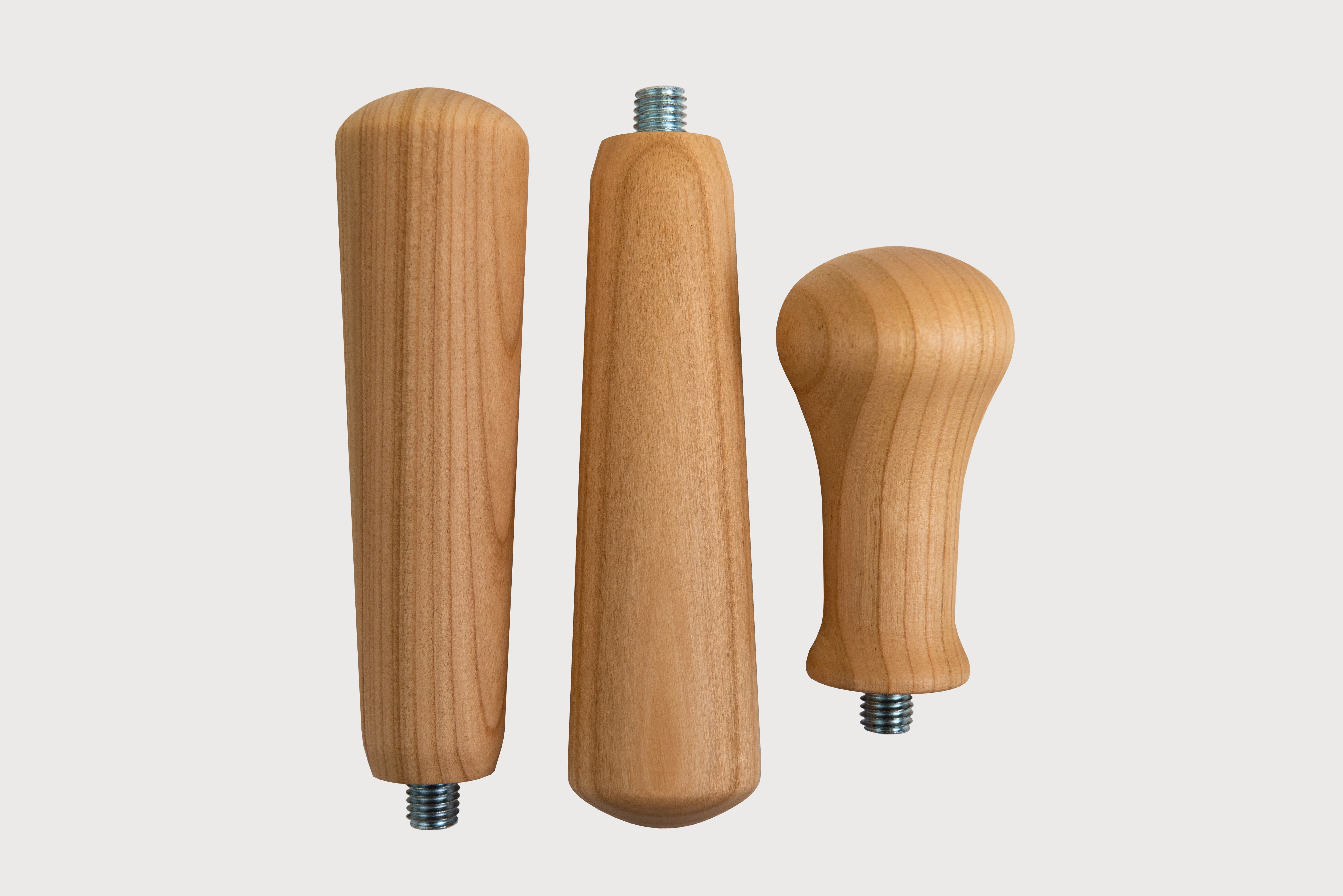 GILDA Griffset (2x Siebträgergriffe und 1x Tampergriff) Kirschbaum