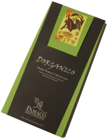 Pamaco Chocolade Dorganico 74%, 72h  125g