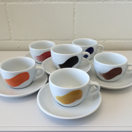 Dä Kafimaa Tassen Millecolori Cappuccino 6er Set