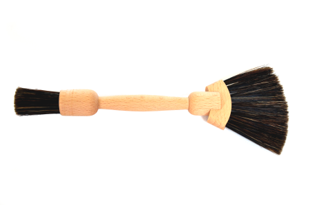 Fächerpinsel - Kaffeemehlpinsel