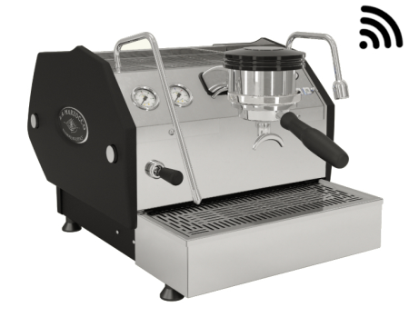 La Marzocco GS/3 AV Chrom - Gehäuse Chrom und Seitenteile mit schwarzem Kunststoff