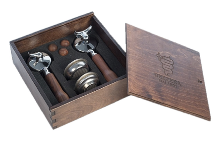 Bezzera Siebträgerset zu E61 Rosenholz