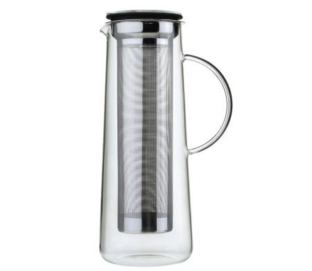 Zassenhaus Aroma Brew Glaskrug für hot und cold brew 1 Liter