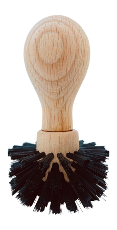 Baristazubehör Siebträgerbürste mit Holzgriff für 58mm Siebträgerdurchmesser