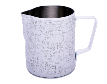 Baristazubehör Milchkännchen MILK TEXT