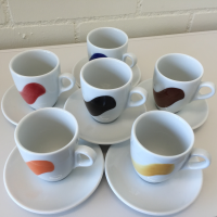 D&amp;#228; Kafimaa Tassen Millecolori Cafe Creme 6er Set