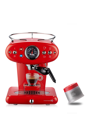 Illy Maschine X1 Anniversary Kapseln rot