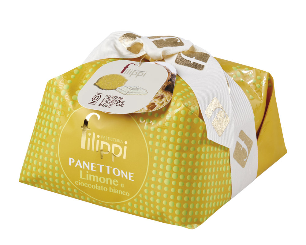 Panettone Filippi Limone e Cioccolato Bianco 500g