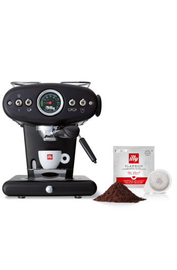 Illy Maschine X1 Anniversary E.S.E. &amp; Ground schwarz