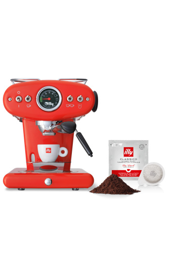 Illy Maschine X1 Anniversary E.S.E. &amp; Ground rot