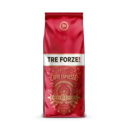 Tre Forze Bohnen Espresso kg NEUES DESIGN - Olivenholzr&#246;stung
