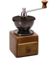 HARIO Handm&amp;#252;hle Retro Holz Small Coffee Grinder 