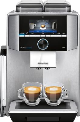 Siemens Kaffeevollautomat EQ.9 plus connect s700 extraKLASSE Chrom Hochglanz inkl. Milchadapter